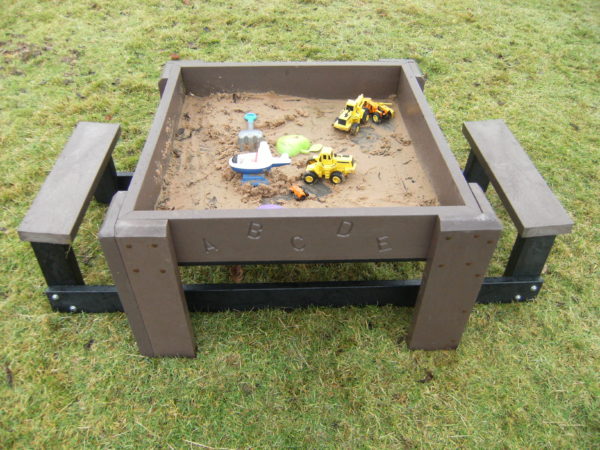 Sandpit And Bench