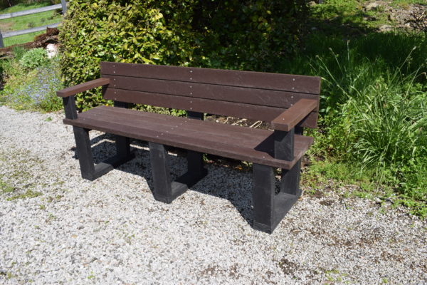 Tenby Bench with arms