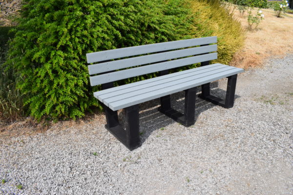 Black And Grey Tenby Bench